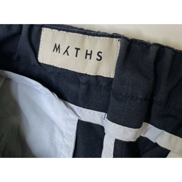 Myths Men’s Virgin wool casual trousers Navy Blue IT 46 US 30 Made In Italy - Picture 5 of 8